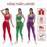 Bộ dài tập gym yoga aerobic nữ, bộ bra tập yoga nữ ,chất vải co giãn đa chiều thấm hút mồ hôi tốt, bộ tập thể thao nữ.