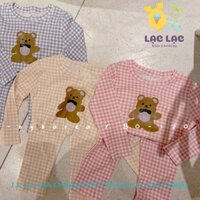 Bộ dai tay bé gái qccc mềm mại an toàn cho bé size 80-120