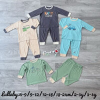 Bộ dài tay bé trai Lullaby NH964R cho bé từ 6 tháng- 4 tuổi