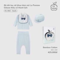 Bộ Dài Tay Cúc Lệch Baby Kisses Đủ Màu La Pomme Bình Dương