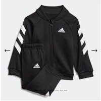 Bộ dài tay thu đông bé trai - Set bộ kéo khoá thể thao Adidas chất umi cho bé trai size 90-150