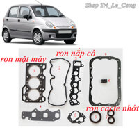 Bộ đại tu mặt máy nắp quy lát Ron gioăng nắp cò cacte hộp nhớt Daewoo Matiz 1-2-3 98-2009 xe hơi 99 2003 supap Spark