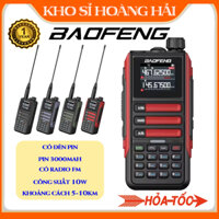 Bộ đàm Baofeng BF-UV16M, khoảng cách 5-10km, chống nước ip67, có đèn pin, Radio Fm, bảo hành 1 năm