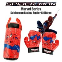 Bộ đấm bốc trẻ em kèm găng tay- Bộ dụng cụ tập Boxing kèm 2 găng tay cho bé