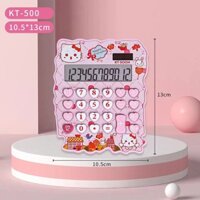 Bộ Đàm Sanrio Hello Kitty Màn Hình Lớn 12 Chữ Số Dành Cho Máy Tính Để Bàn