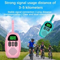 Bộ đàm trẻ em có thể sạc lại Bộ đàm 2 gói Bộ đàm cho bé trai bé gái Bộ đàm vô tuyến 2 chiều 22 kênh Bộ đàm 3km có đèn pin để đi bộ đường dài, Quà tặng sinh nhật Giáng sinh