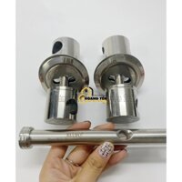 Bộ đấm trùy inox, khóa trùy đôi, then chùy inox 304, Then cài cửa phi 40mm ELUPO
