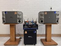 Bộ dàn âm thanh karaoke và nghe nhạc PRO - 9999 Bluetooth  BellPlus  hàng chính hãng