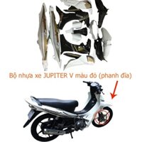 Bộ dàn áo Loại Phanh Đĩa nhựa ABS nguyên sinh xe JUPITER V MÀU TRẮNG - S2099