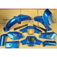 Bộ dàn áo xe dream 2 - Dream việt màu Xanh Ngọc -nhựa trắng ABS loại 1