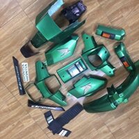 Bộ dàn áo xe dream  2 - dream Việt  màu Xanh Rêu -  nhựa nguyên sinh ABS loại 1