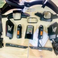 Bộ Dàn áo xe Dream 2 - Việt - Thái màu Đen Nhám -  nhựa ABS nguyên sinh