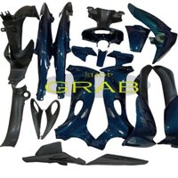 Bộ dàn áo xe Jupiter R nhựa ABS cao cấp Màu Xanh Nhớt [TẶNG TEM] Vỏ nhựa xe máy Jupiter R