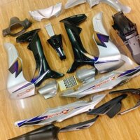 Bộ dàn áo xe JUPITER V màu BẠC (Tặng Tem ) -nhựa trắng nguyên sinh LOẠI ĐẸP