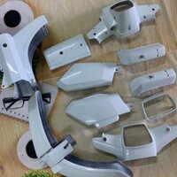 Bộ dàn áo xe máy Dream ll-dream 2 màu trắng TẶNG KÈM TEM -nhựa trắng cao cấp