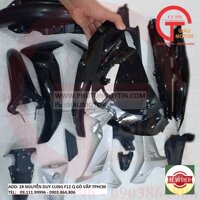 BỘ DÀN ÁO XE SIRIUS MÀU ĐEN PHANH ĐĨA , NHỰA ZIN CHÍNH HÃNG YAMAHA