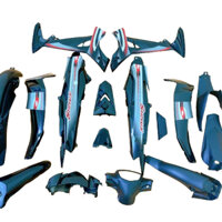 Bộ Dàn áo xe Sirius - sirius RC màu ĐEN ( TẶNG TEM ) nhựa nguyên sinh ABS CAO CẤP