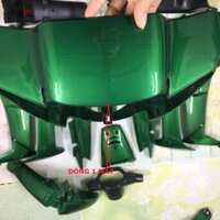 Bộ dàn áo xe WAVE 110 ,wave THÁI , wave 1 bóng , màu Xanh ken, nhựa  ABS