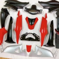 Bộ Dàn áo xe Wave RS  màu ĐỎ,mặt nạ 2 tầng -nhựa ABS LOẠI TỐT