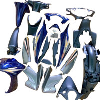 Bộ dàn áo xe WAVE S110  màu XANH TÍM , nhựa ABS nguyên sinh-