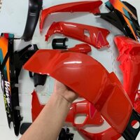 Bộ Dàn áo xe wave thái - ZX - alpha 110 màu Cam - nhựa nguyên sinh ABS loại 1