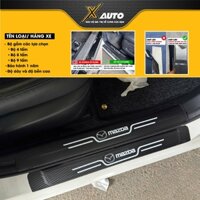 Bộ Dán Chống Xước Bậc Cửa Carbon Air Fiber, Miếng Dán Bậc Cửa MAZDA, X AUTO - Bảo Vệ Giá Trị Xế Cưng Của Bạn