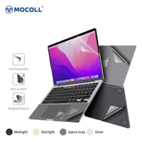 Bộ Dán Full dành cho MacBook Air M2 MOCOLL 5 In 1 Diamond Series - Hàng Nhập Khẩu - Space Gray