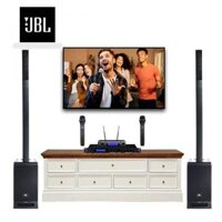 Bộ dàn Karaoke: 2 Loa JBL IRX ONE, Vang số JBL VX8 và Micro không dây JBL VM300