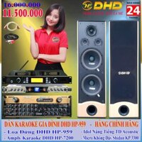 BỘ DÀN KARAOKE DHD SỐ 1 HP-502-HP-7200