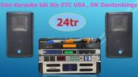 Bộ Dàn Karaoke Gia Đình Hát Hay- Bãi Xịn – Đẩy Sò sắt – Loa ETC USA – Uy Lực