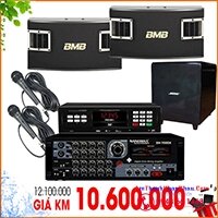 Bộ dàn karaoke gia đình hơn 10 triệu