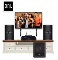 Bộ dàn Karaoke: Loa JBL KP 2010G2, Micro không dây JBL VM300, Cục đẩy công suất Wharfedale CPD 3600, Vang số JBL VX8, Loa Sub JBL IRX115s