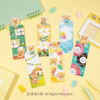 Bộ đánh dấu giấy hình gấu bơ; Quà tặng sáng tạo dễ thương cho bạn bè và bạn thân trong ngày sinh nhật; Đánh dấu sách dễ thương