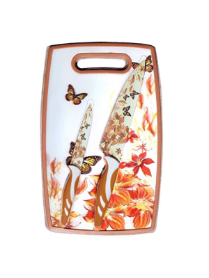 Bộ Dao 2 món Fiore kèm Thớt Moriitalia MS1304-004