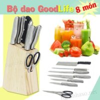 Bộ dao 8 món Goodlife đế gỗ