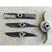 Bộ dao băm rau bèo gồm 4 chi tiết 3 lưỡi dao 1 cần gạt, dao dài 16,5cm