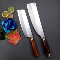 Bộ Dao Bếp Thái Thịt Chặt Xương Gà Vịt Thép Trắng Nhật Chống Rỉ Rất Sắc Bén