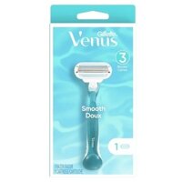Bộ dao cạo nữ và 2 đầu dao Gillette Venus Comfortglide White Tea / Smooth Doux ( 1 cán và 2 đầu thay) (Mỹ)