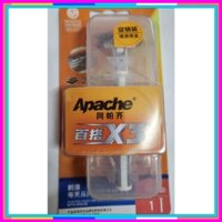 Bộ dao cạo râu APACHE - Đầu cạo 3 lưỡi, thân dao Inox cực đẹp