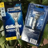 Bộ dao cạo râu Gillette Mach 3 Turbo - Xách tay Đức