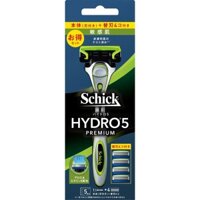 Bộ Dao Cạo Râu Và 5 Lưỡi Dao Cạo Thay Thế Schick Hydro 5 Premium - Nhật Bản