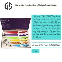 Bộ dao cắt tỉa 7 món KING FRUTI 7 màu sắc bắt mắt hàng nội địa Đức