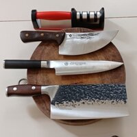 Bộ Dao Chặt Gà, Thái Lọc Xương, Lạng Cá Mỏng Dính. Nội Địa Nhật