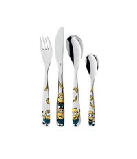 Bộ dao dĩa thìa 4 món WMF Minions Children Cutlery cho trẻ từ 3 tuổi