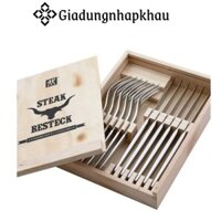 Bộ Dao Dĩa Zwilling Steak Besteckset, Cho 6 Người, Dành Cho Gia Đình, Nhập Đức, giadungnhapkhau19