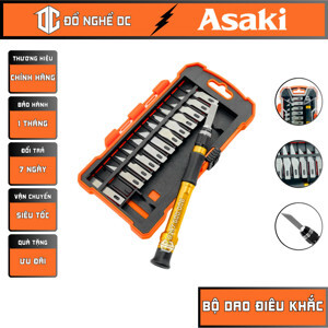 Bộ dao điêu khắc 14 chi tiết Asaki AK-3961