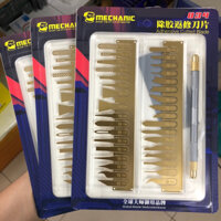 BỘ DAO ĐỤC, TÁCH IC, CẠO KEO MECHANIC 034 ( lưỡi mõng , sắt , dễ luồng lách )