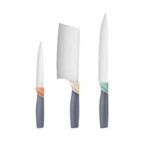 Bộ dao inox 3 món đóng hộp Elmich EL-8410 - Hàng Chính Hãng