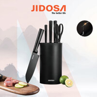 Bộ dao kéo 5 món cao cấp JIDOSA JD3600 đúc nguyên khối chắc chắn chịu lực bằng thép không gỉ