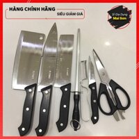 Bộ Dao Kéo KIWI Thái Lan 7 Món Đa Năng Lưỡi Chất Liệu Thép Chuyên Dụng Không Gỉ Siêu Bền Cực Kỳ Sắc Bén